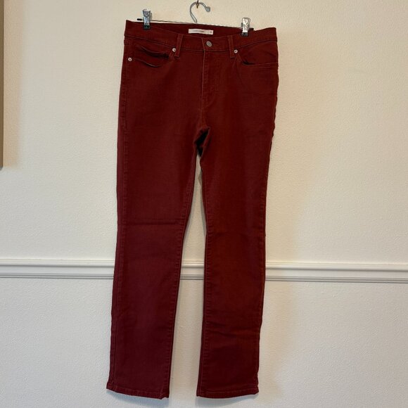 Levis Classic Straight Red - Size 10 - Picture 1 of 4